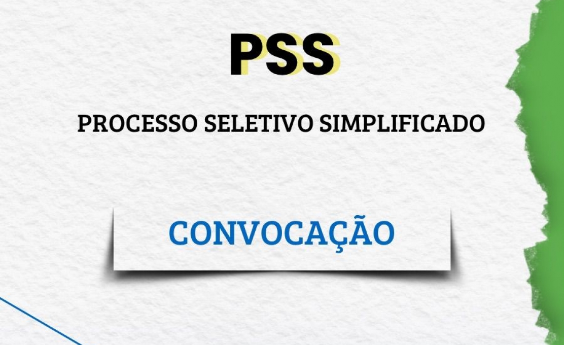 ConvocaÇÃo Pss PublicaÇÃo Nº 02/2024 Secretaria Municipal De SaÚde