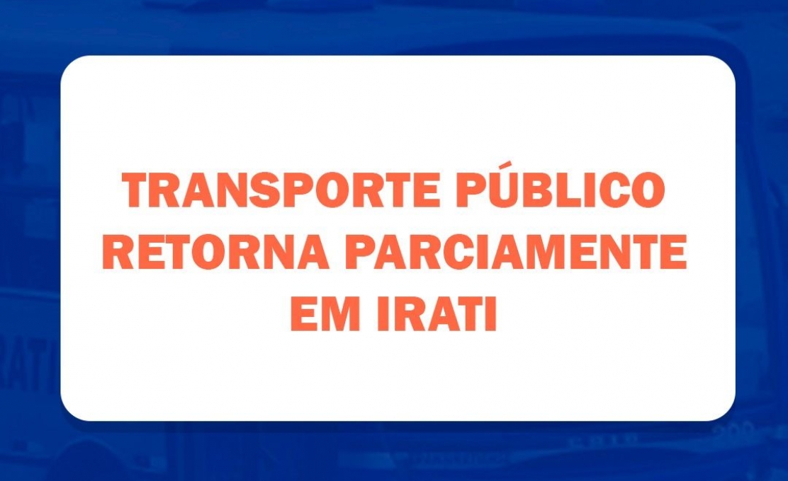 Prefeitura Anuncia Retorno Parcial Do Transporte Público