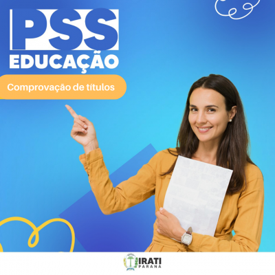 Educação convoca aprovados em PSS para comprovação de títulos