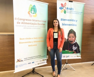 Nutricionista de Irati participa de Congresso Internacional de Alimentação Escolar