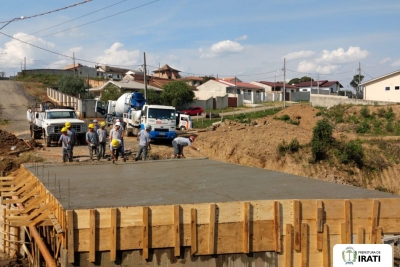 Ponte na Rua Pacífico Borges está sendo concretada