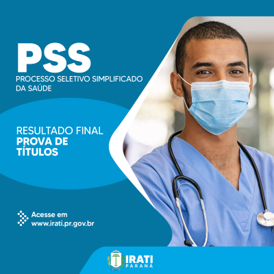 Saúde divulga classificação final do PSS