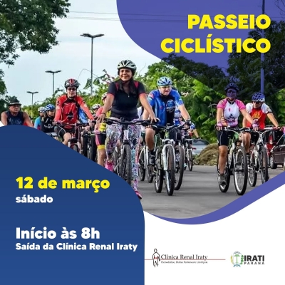 Clínica Renal Iraty realiza XII Passeio Ciclístico 