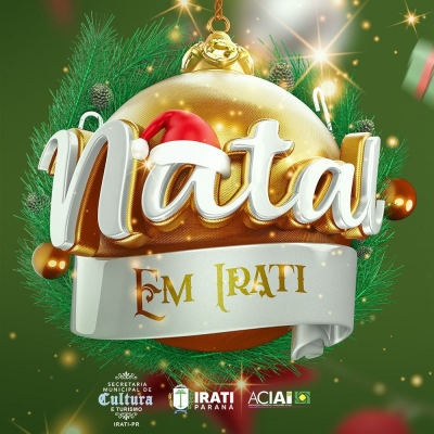 Prefeitura de Irati divulga programação de Natal 2023